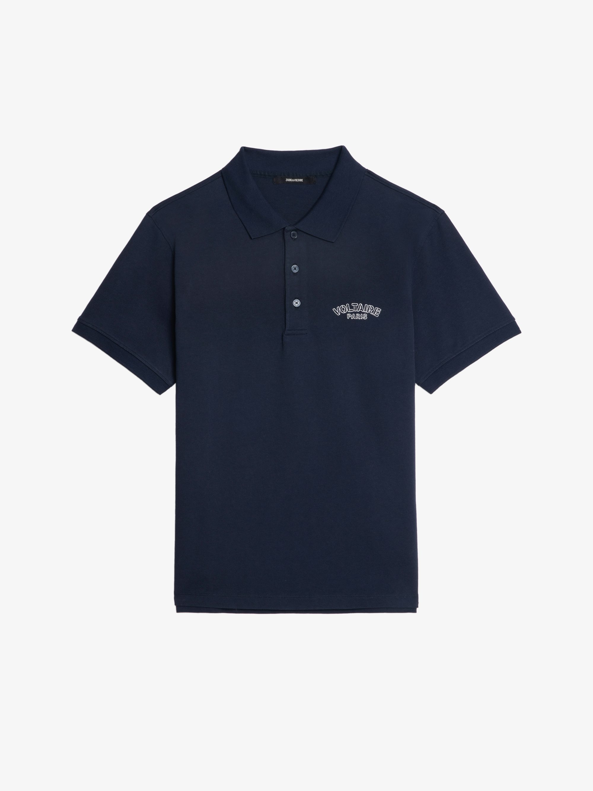 Dimitri Polo Shirt - Short-sleeved polo shirt with embroidery on the front.